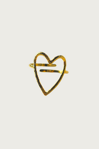 Big heart ring