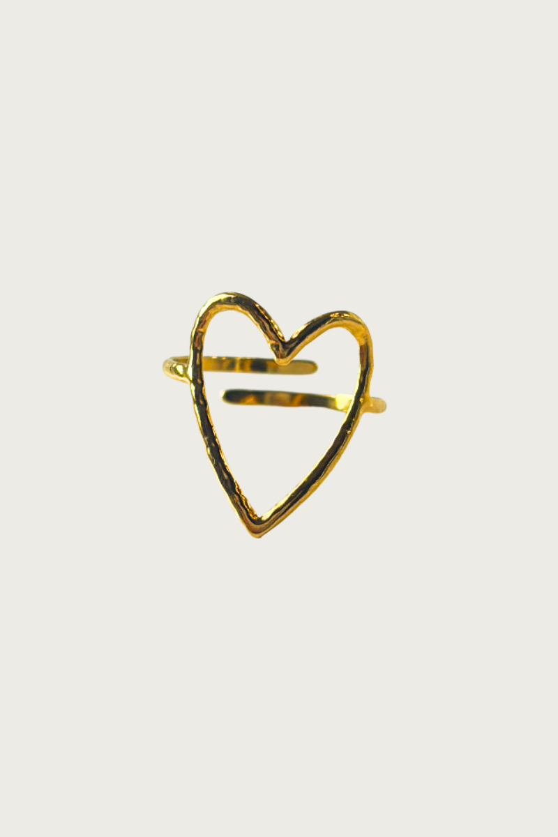 Big heart ring