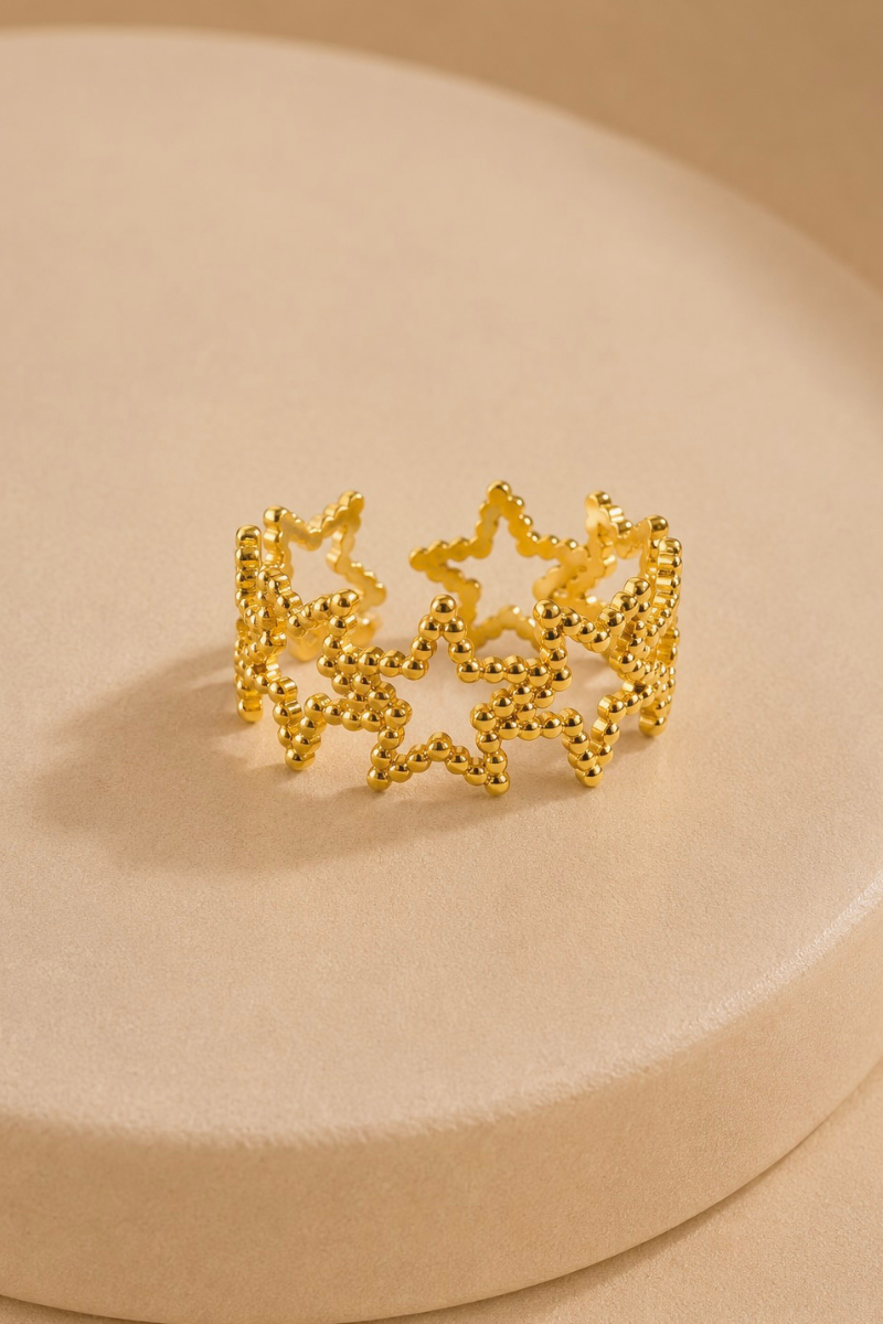 Lots of star ring Fencyjewels