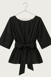 Liva strik top - Zwart Fencyjewels