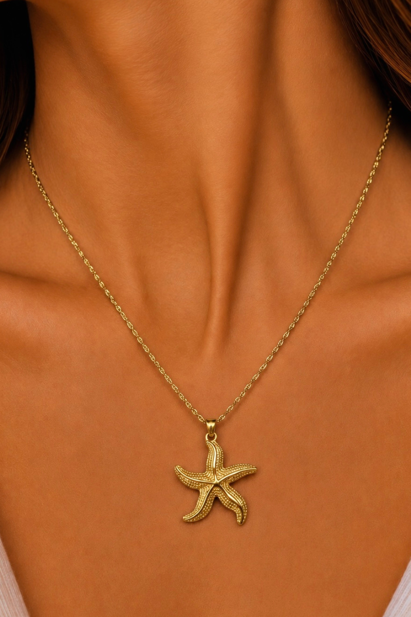 Seastar ketting Fencyjewels