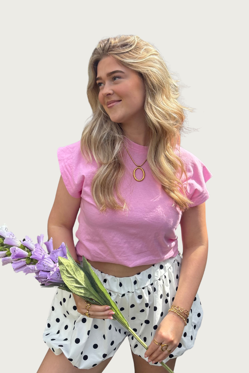 Polka dot ballonbroekje - Wit Fencyjewels