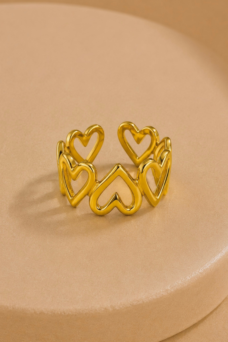 Lots of heart ring Fencyjewels