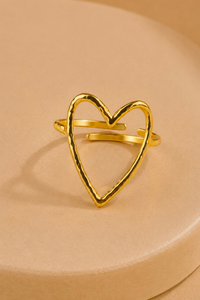 Big heart ring Fencyjewels