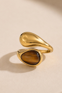 Brown glow ring Fencyjewels