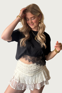 Lace broekrokje - Ecru Fencyjewels