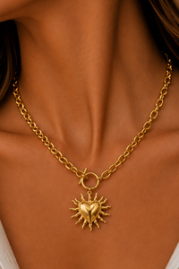 Sunheart ketting Fencyjewels