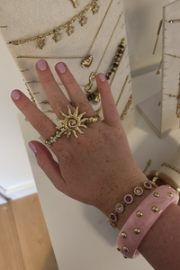 Statement sun ring Fencyjewels