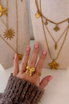 Strikjes ring