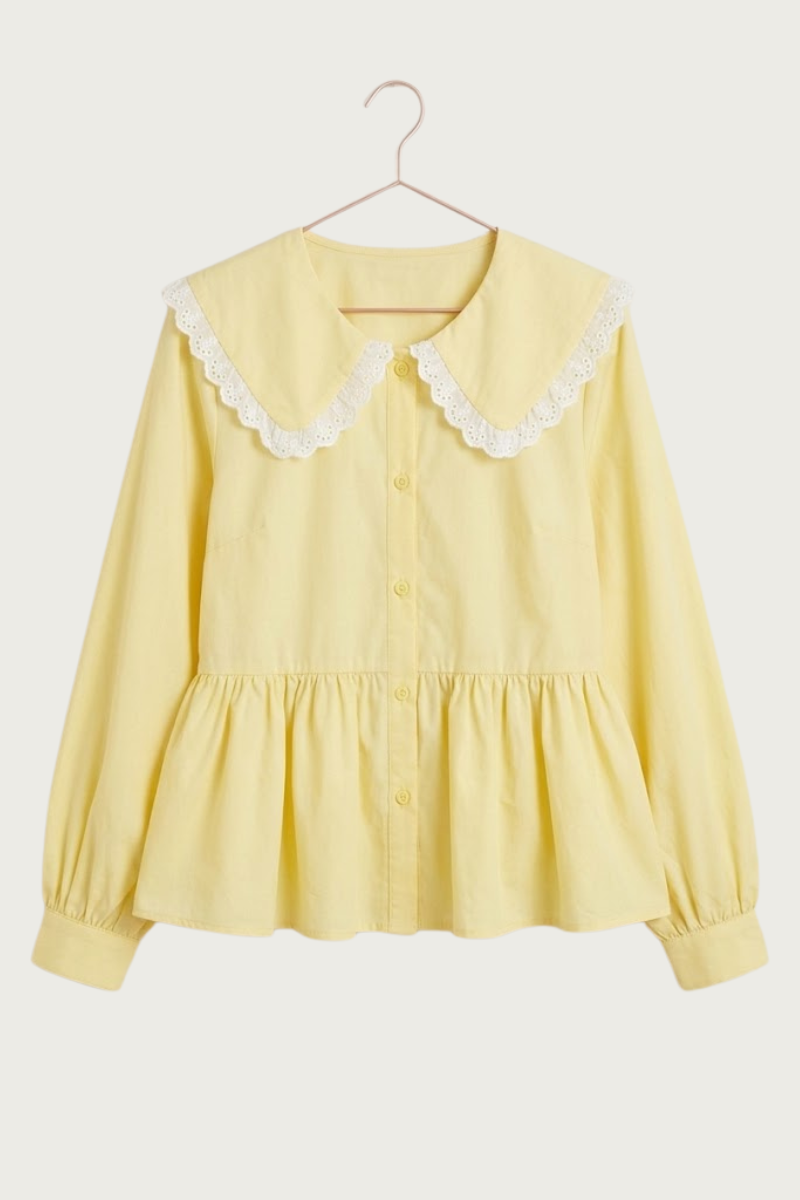 Nova blouse - Geel Fencyjewels