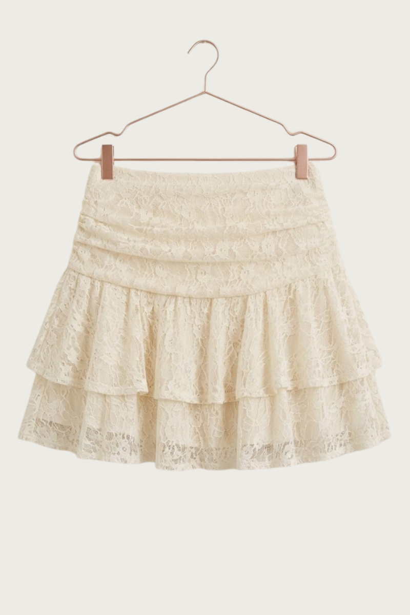 Lace broekrokje - Ecru Fencyjewels