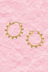Sunny dot hoops Fencyjewels