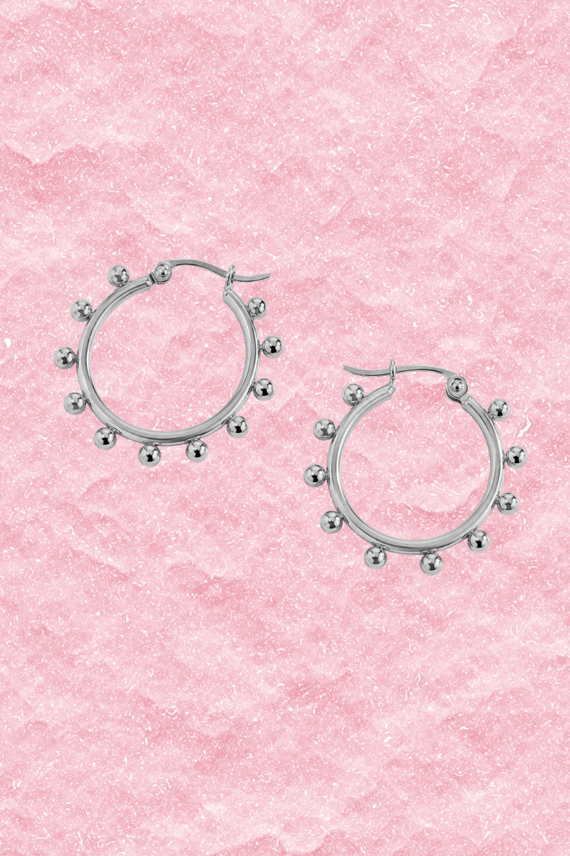 Sunny dot hoops Fencyjewels