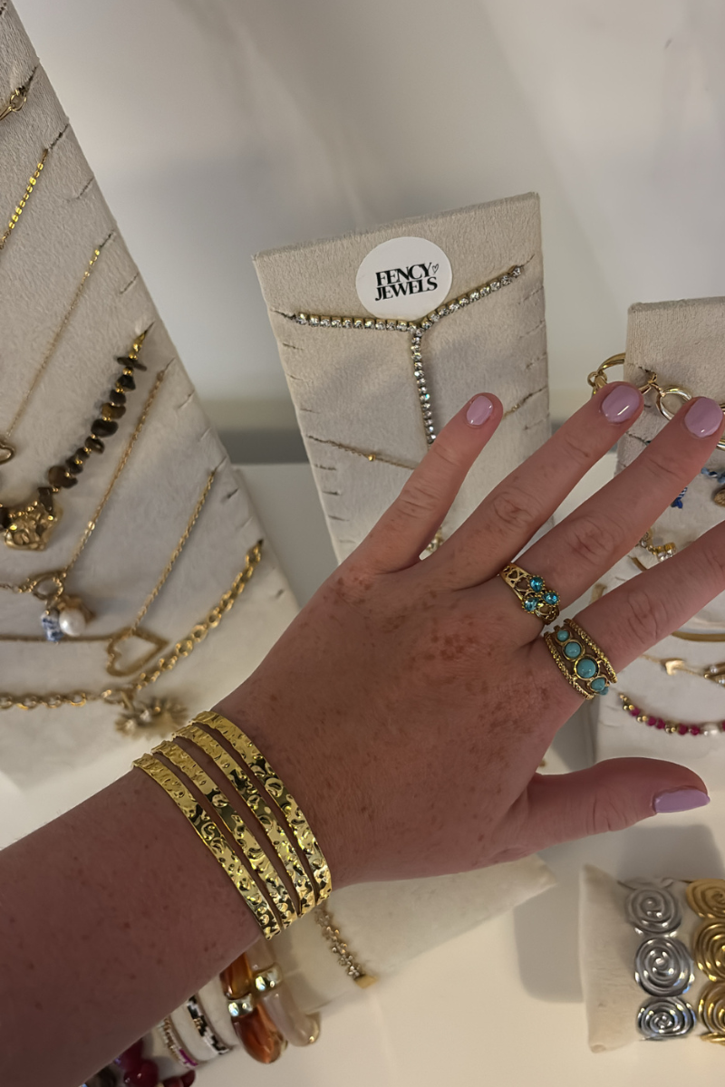 Golden hour bangle Fencyjewels