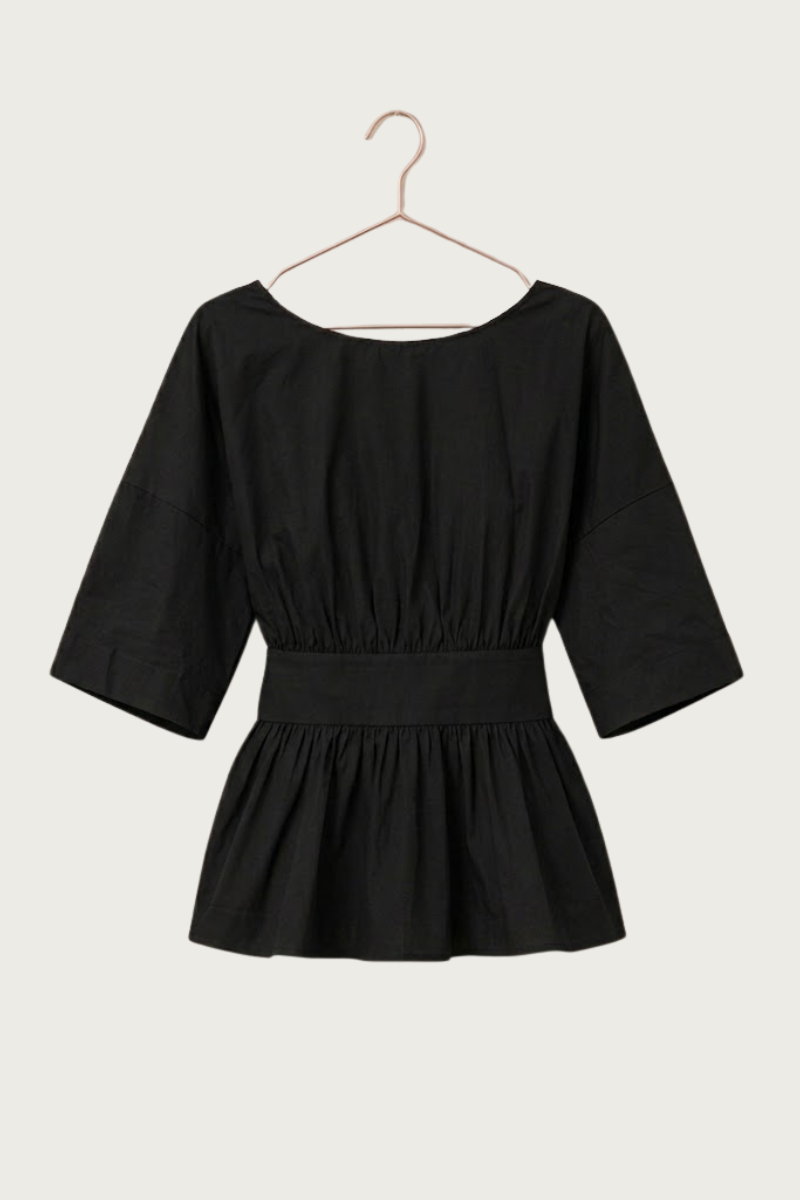 Liva strik top - Zwart Fencyjewels