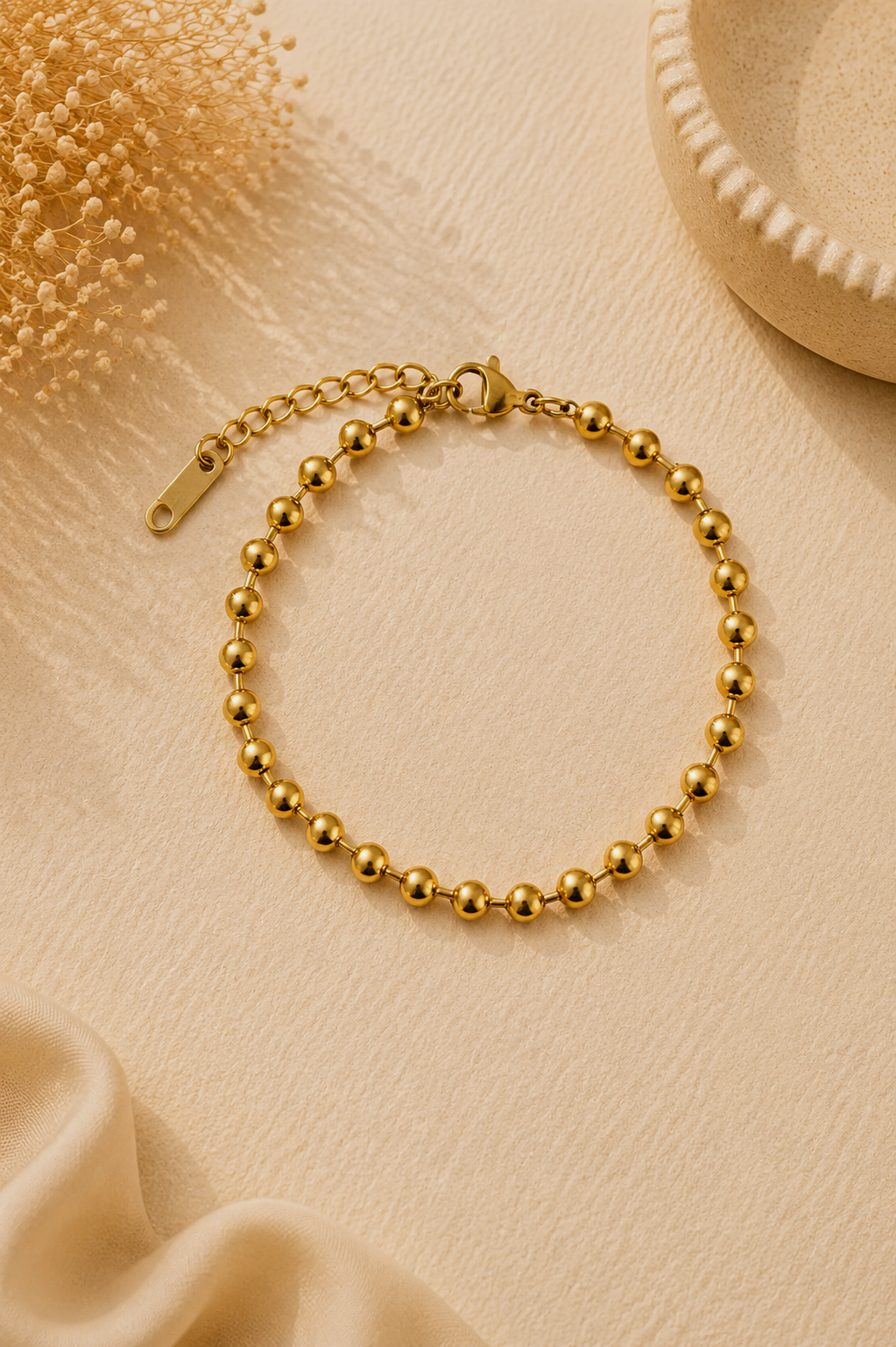 Balls armband 4mm Fencyjewels