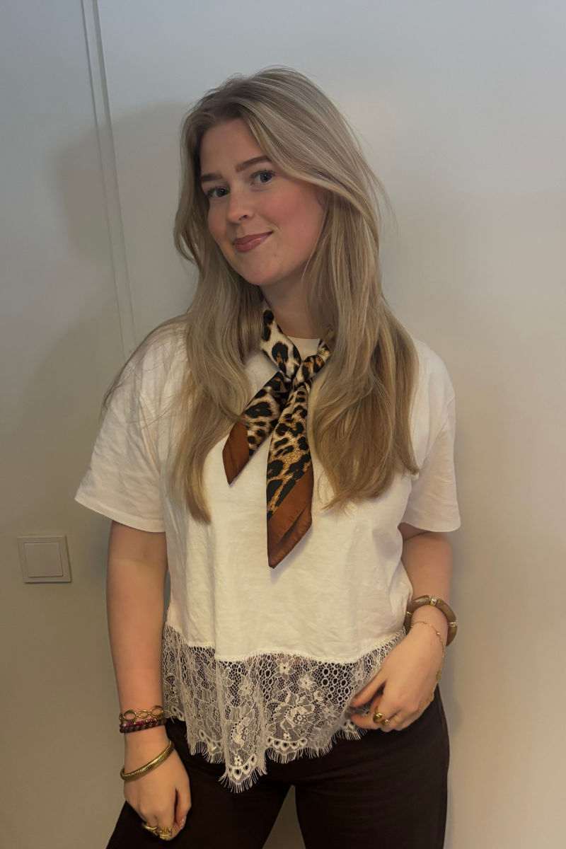 Panter sjaaltje Fencyjewels