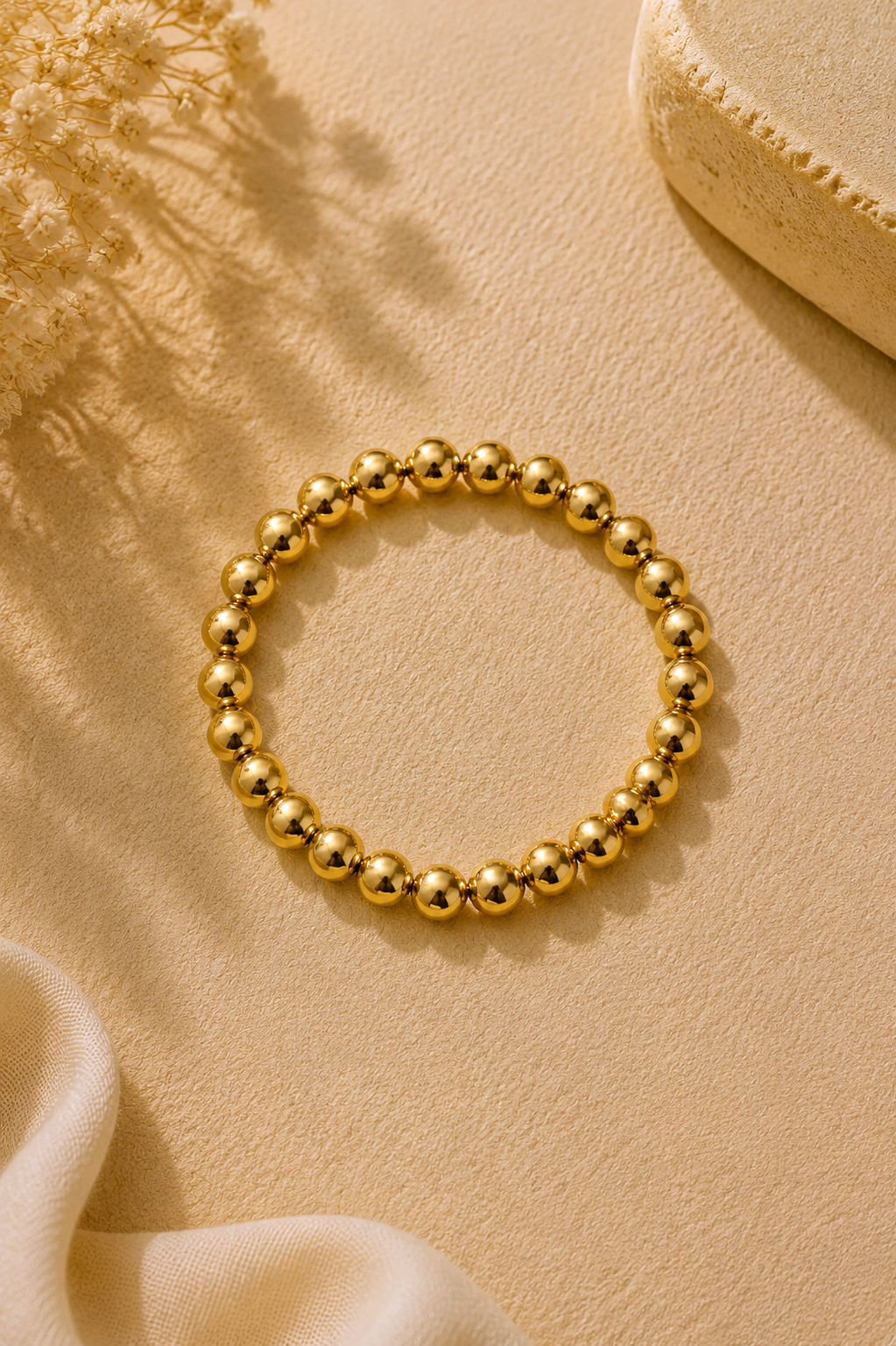 Stretch balls armband 8mm Fencyjewels