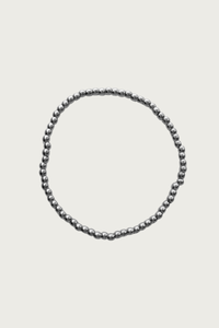 Balls armband 3 mm zilver met fijne ronde balletjes van stainless steel van Fencyjewels, verkleurt niet en is waterproof.