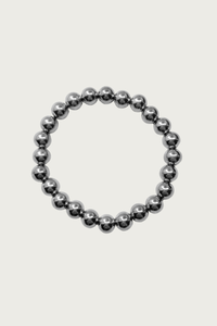 Balls armband 8 mm zilver met grote ronde balletjes van stainless steel van Fencyjewels, verkleurt niet en is waterproof.
