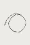 Fijne zilveren kralenarmband van Fencyjewels – minimalistische armband met kleine ronde balletjes, elegant en van roestvrij staal.