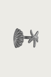 Zilvere Beachy Ring van Fencyjewels – stijlvolle roestvrijstalen ring met subtiel golvend design, perfect voor zomerse beachlooks en dagelijks gebruik.
