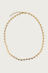 Goudkleurige hartjesketting van Fencyjewels – verfijnde roestvrijstalen ketting met kleine hart schakels, glanzende afwerking en romantische uitstraling.
