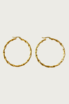 Goudkleurige twisted oorringen van Fencyjewels – stijlvolle roestvrijstalen creolen met gedraaid design, glanzende afwerking en elegante tijdloze look voor dames.