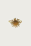 Gouden zonring van Fencyjewels – verstelbare ring met zonontwerp, boho chic stijl, glanzend roestvrij staal, zomerse sieraden.