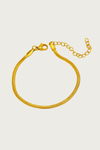 Gouden schakelarmband met verstelbare sluiting van FencyJewels, minimalistisch en elegant design